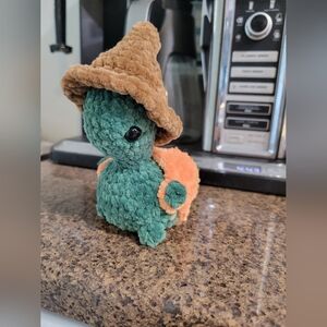 Crochet Plushie. Halloween Cheeky Turtle